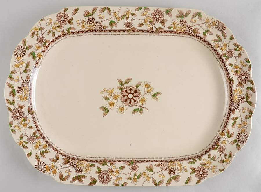 Berne 21" Oval Serving Platter by Brownfield-1