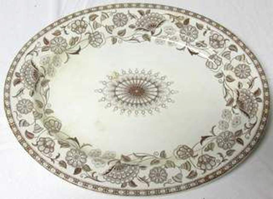 Nottingham 20" Oval Serving Platter by Brownfield-1