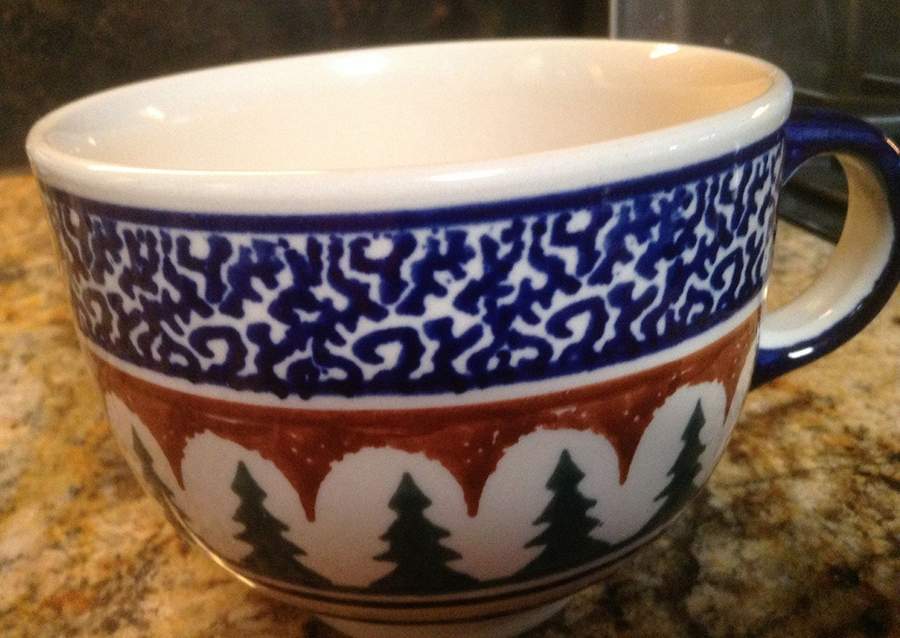 BOW75 Flat Cup by BOLESLAWIEC-1