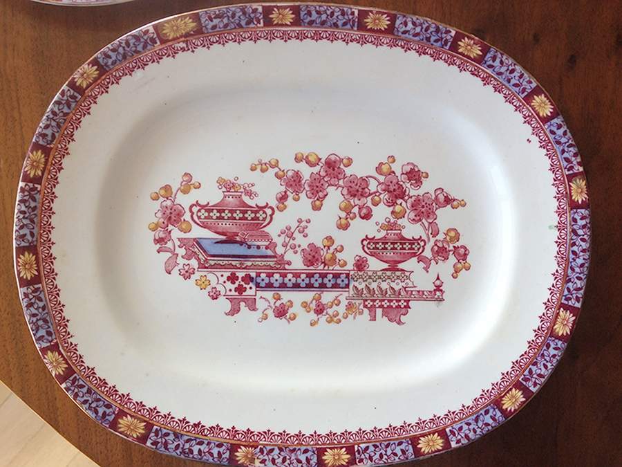 BLI6 12" Oval Serving Platter by Blair & Co (England)-1