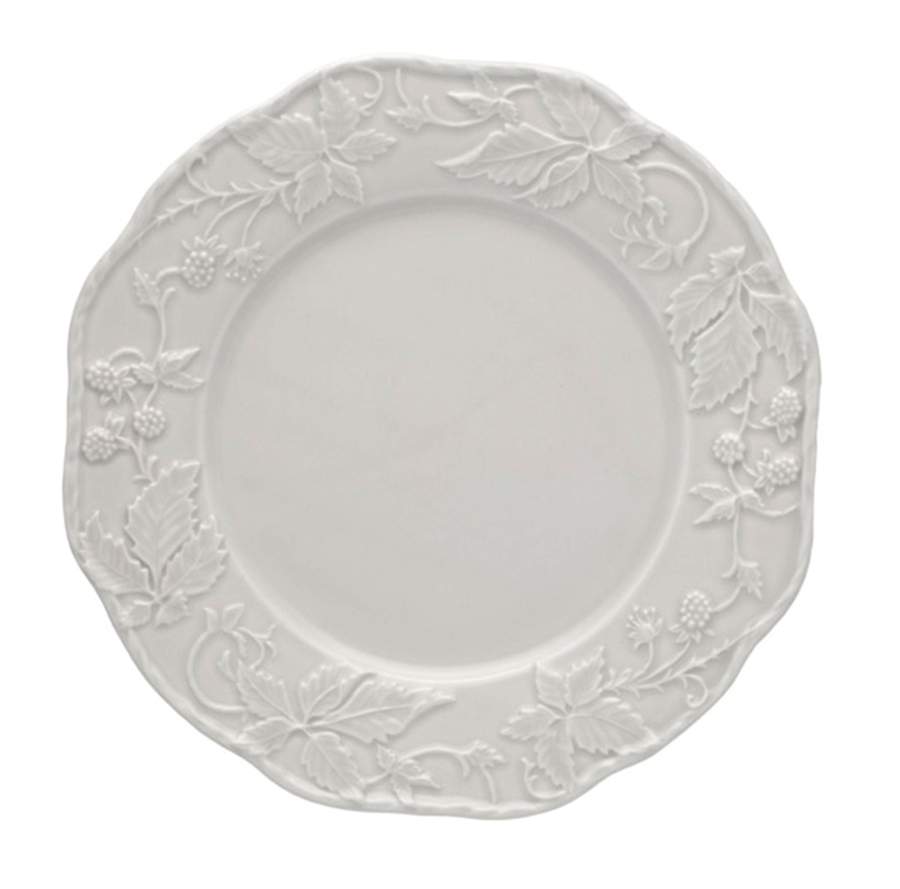 Artichoke and Bird Sandy Grey Dinner Plate by Bordallo Pinheiro-1
