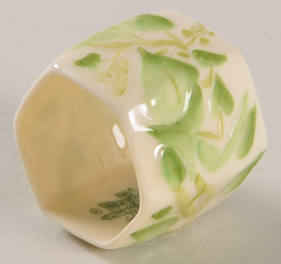 Ivy Green Napkin Ring by Belleek Pottery (Ireland)-1