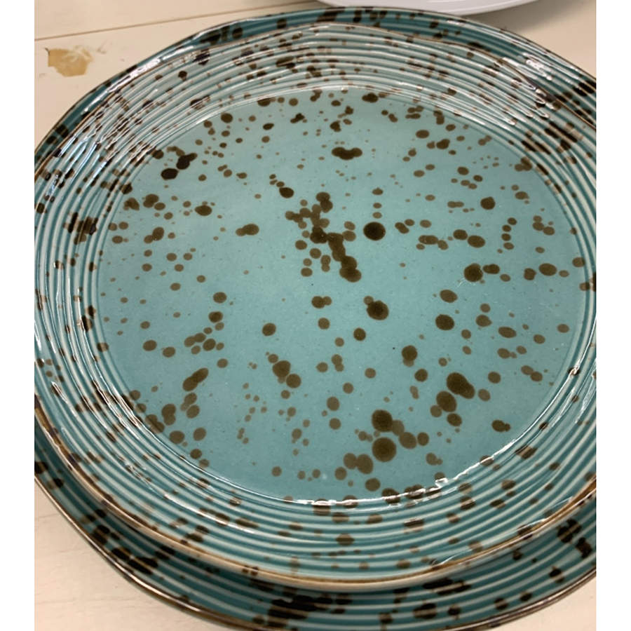 Stella Speckled Lovat Dinner Plate by Blue Pheasant-1