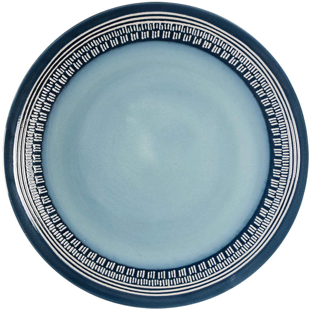 Medallion Teal Dinner Plate by Better Homes and Gardens-1
