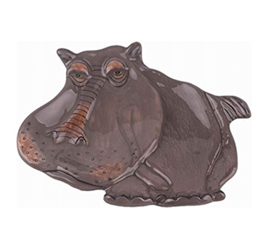 Hippo Spoon Rest/Holder (Holds 1 Spoon) by Blue Sky-1