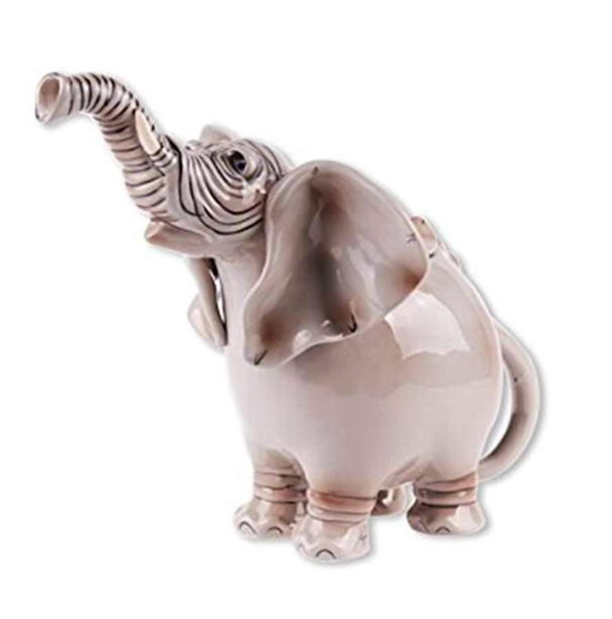 Elephant Teapot & Lid by Blue Sky-1