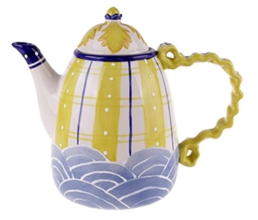 Suncheck Teapot & Lid by Blue Sky-1