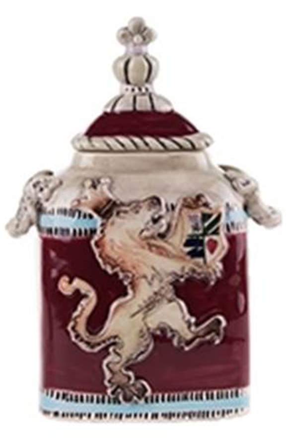 Antique Tin Sugar Bowl & Lid by Blue Sky-1