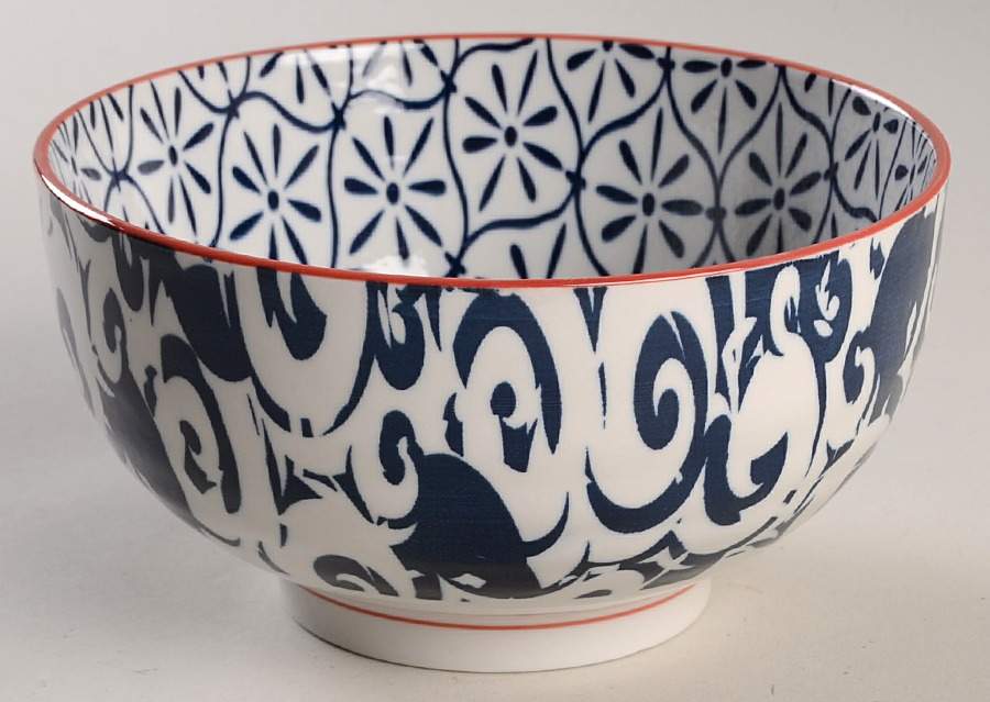 Piers Blue Soup/Cereal Bowl by Better Homes and Gardens-1