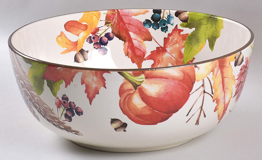 Botanical 12" Round Serving Bowl by Better Homes and Gardens-1