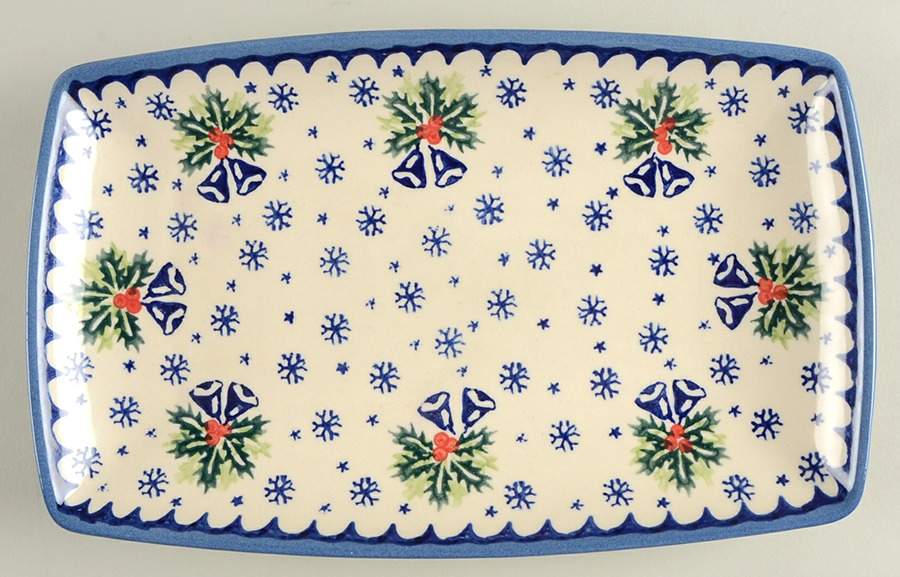 BOW83 Rectangular Tray 11" by BOLESLAWIEC-1
