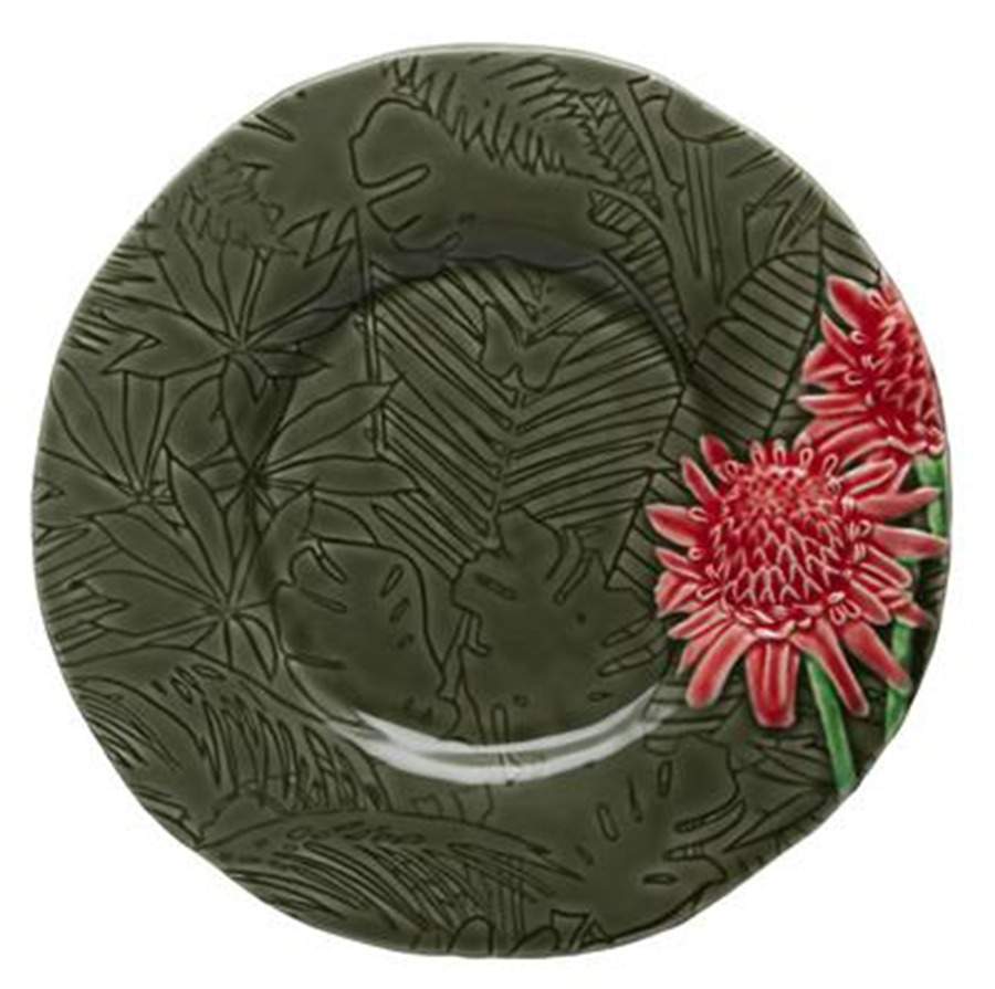 Tropical Salad/Dessert Plate by Bordallo Pinheiro-1