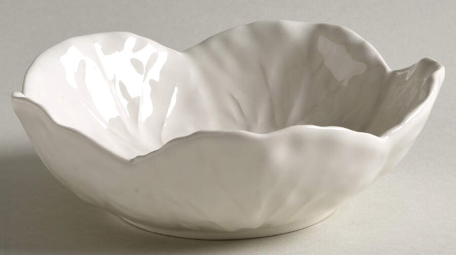 Cabbage Beige (Branco) Coupe Cereal Bowl by Bordallo Pinheiro-1