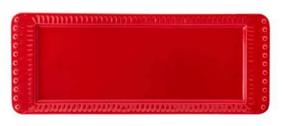 Fantasia (Fantasy) Red 18" Rectangular Tray by Bordallo Pinheiro-1