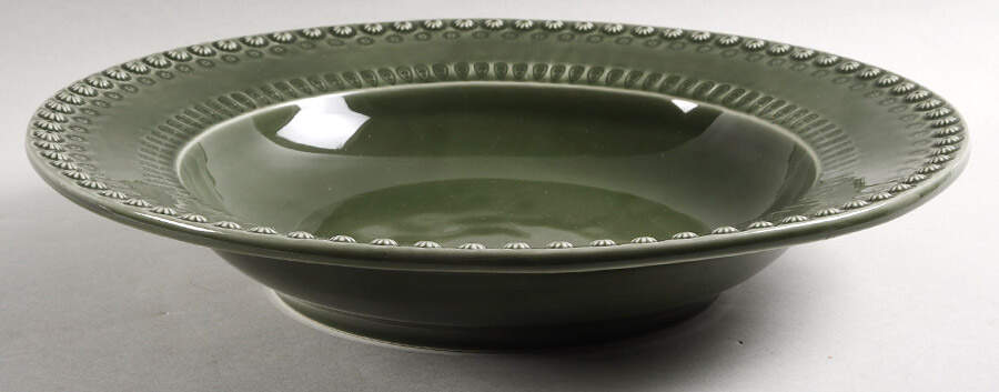 Fantasia (Fantasy) Green Olive Tree 13" Pasta Serving Bowl by Bordallo Pinheiro-1