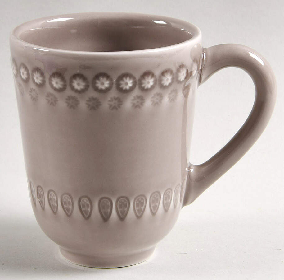 Fantasia (Fantasy) Oat Beige Mug by Bordallo Pinheiro-1
