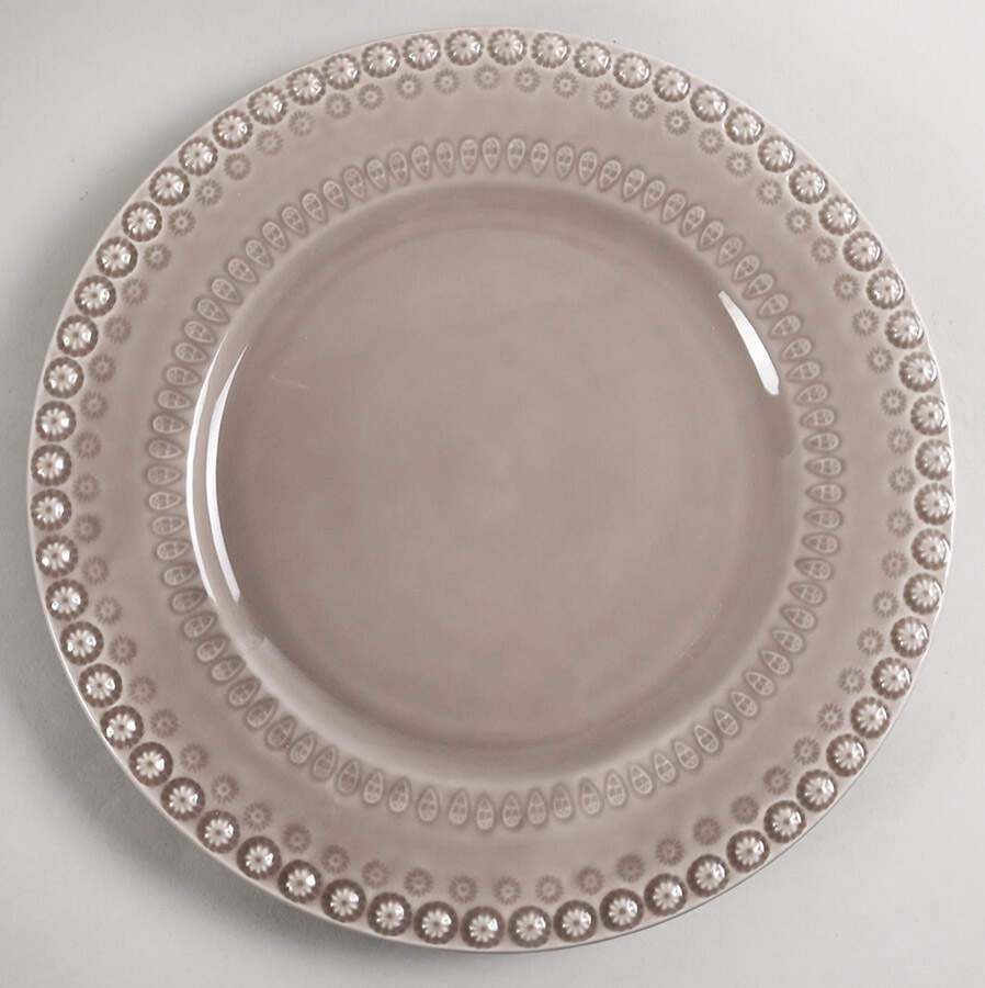 Fantasia (Fantasy) Oat Beige Dinner Plate by Bordallo Pinheiro-1