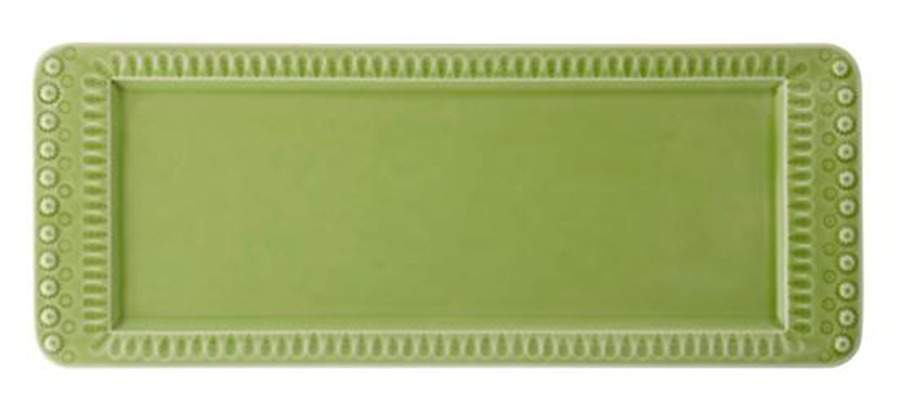 Fantasia (Fantasy) Bright Green 18" Rectangular Tray by Bordallo Pinheiro-1