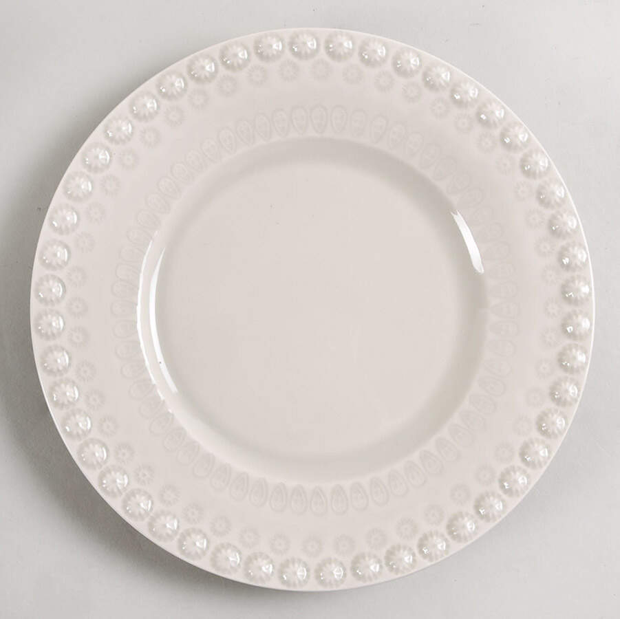 Fantasia (Fantasy) Sandy Grey Salad/Dessert Plate by Bordallo Pinheiro-1