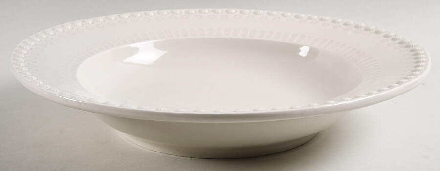 Fantasia (Fantasy) Sandy Grey 13" Pasta Serving Bowl by Bordallo Pinheiro-1
