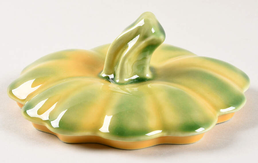 Pumpkin Lid for Tureen by Bordallo Pinheiro-1