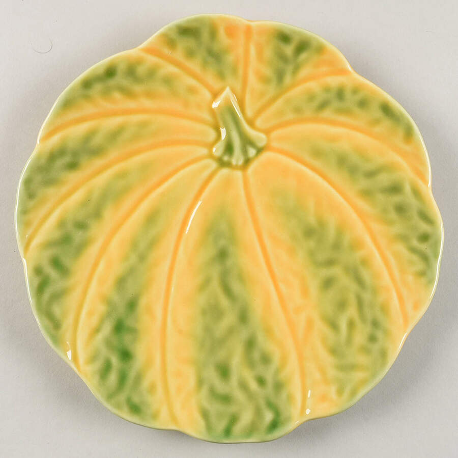 Pumpkin Salad/Dessert Plate by Bordallo Pinheiro-1