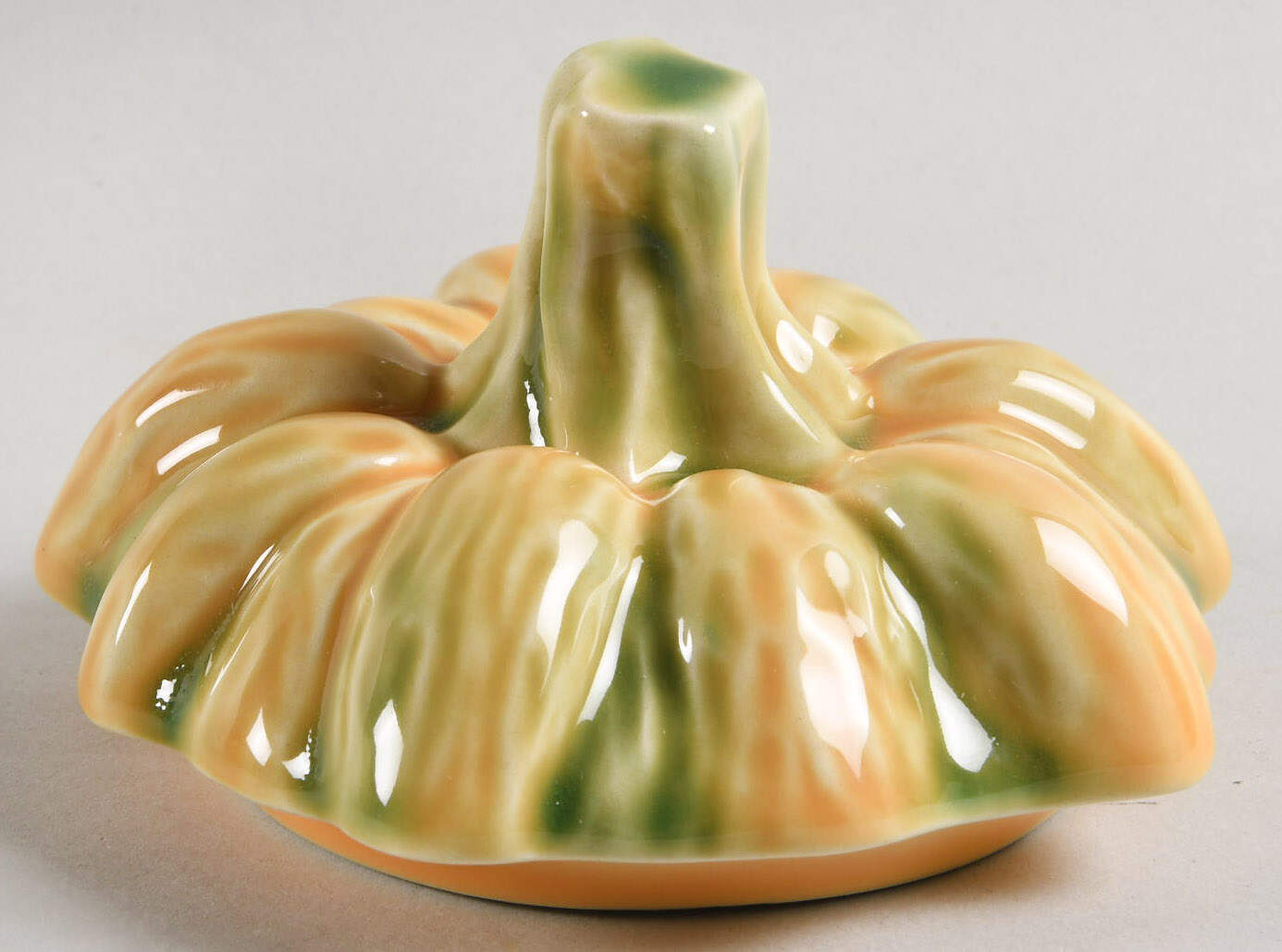 Pumpkin Lid for Small Tureen by Bordallo Pinheiro-1