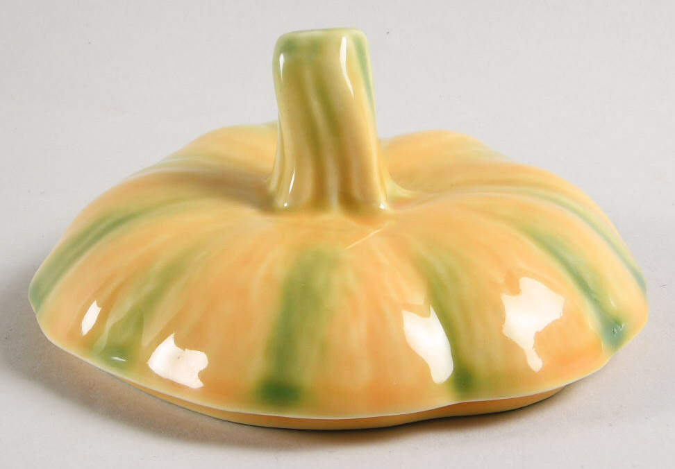 Pumpkin Lid for Small Tureen by Bordallo Pinheiro-1