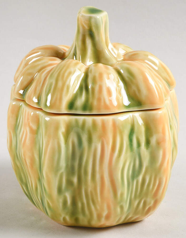 Pumpkin Small Tureen & Lid by Bordallo Pinheiro-1