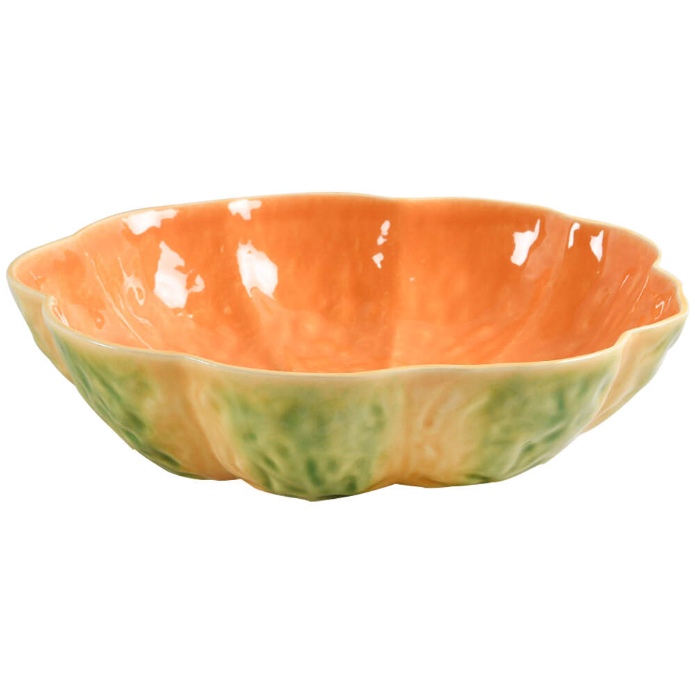 Pumpkin 13" Individual Pasta Bowl by Bordallo Pinheiro-1