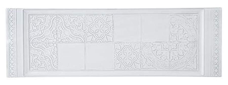 Rua Nova Antique White Rectangular Tray by Bordallo Pinheiro-1