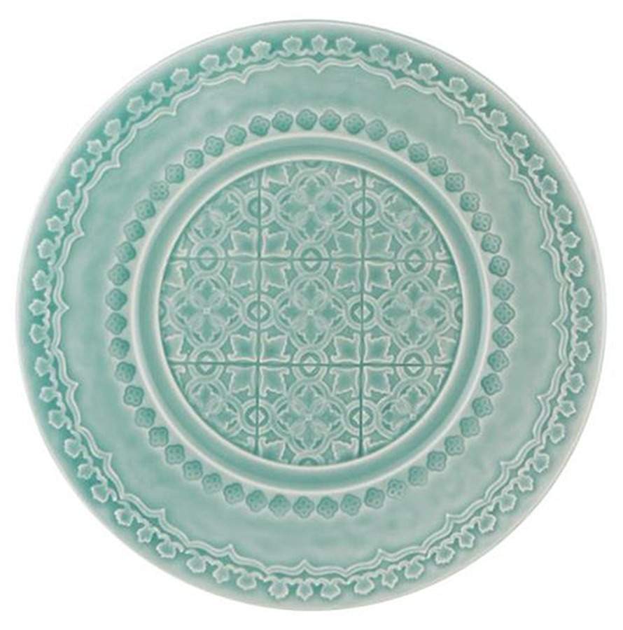 Rua Nova Morning Blue Salad/Dessert Plate by Bordallo Pinheiro-1