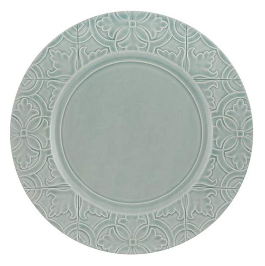 Rua Nova Morning Blue Dinner Plate by Bordallo Pinheiro-1