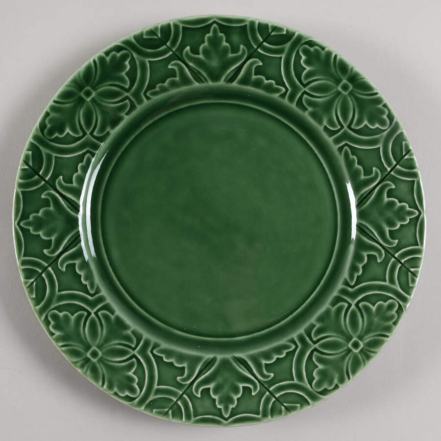 Rua Nova Green Dinner Plate by Bordallo Pinheiro-1