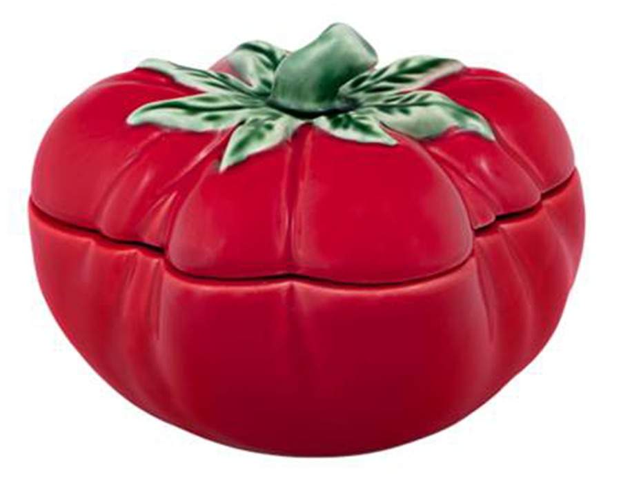 Tomato 6" Round Box & Lid by Bordallo Pinheiro-1