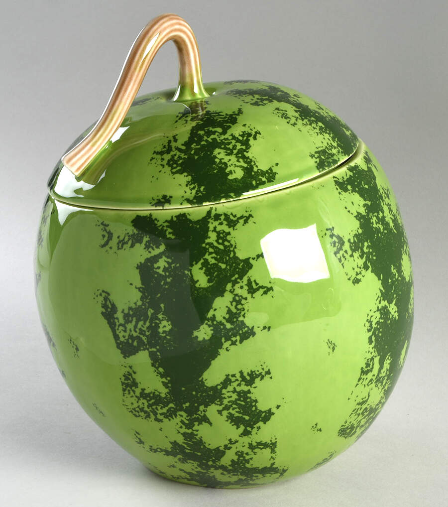 Watermelon Tureen &  Lid by Bordallo Pinheiro-1