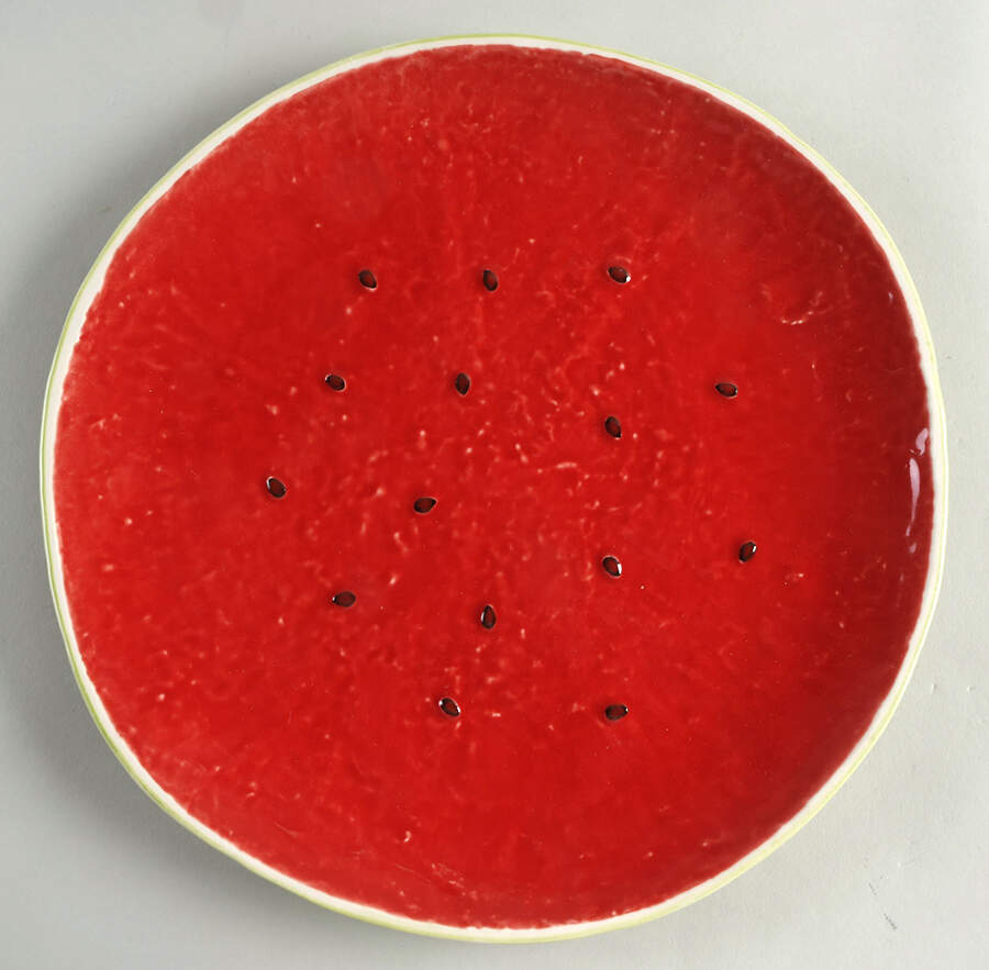 Watermelon Service Plate (Charger) by Bordallo Pinheiro-1