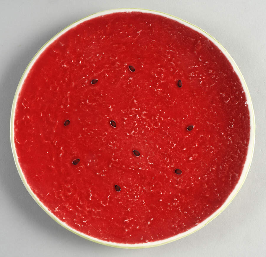 Watermelon Dinner Plate by Bordallo Pinheiro-1