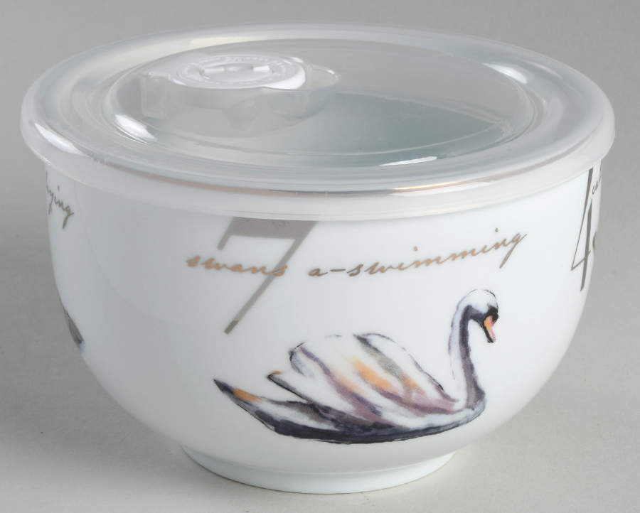 12 Days of Christmas 5" Nesting Bowl & Plastic Lid by Better Homes and Gardens-1