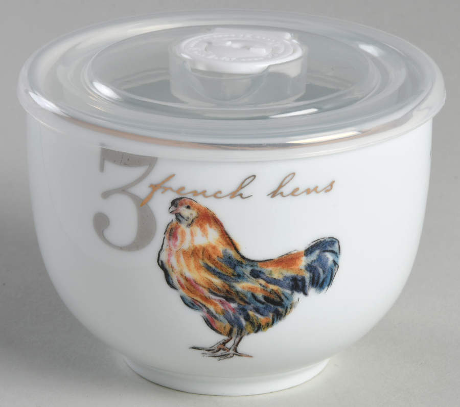 12 Days of Christmas 4" Nesting Bowl & Plastic Lid by Better Homes and Gardens-1