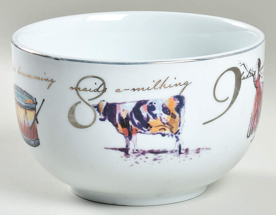 12 Days of Christmas 6" Nesting Bowl by Better Homes and Gardens-1