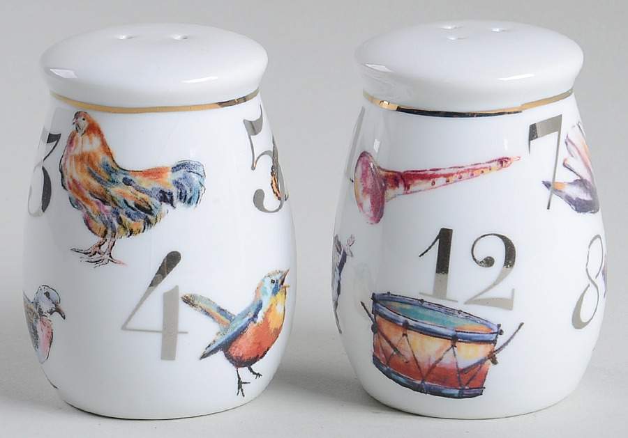 12 Days of Christmas Salt & Pepper Set by Better Homes and Gardens-1