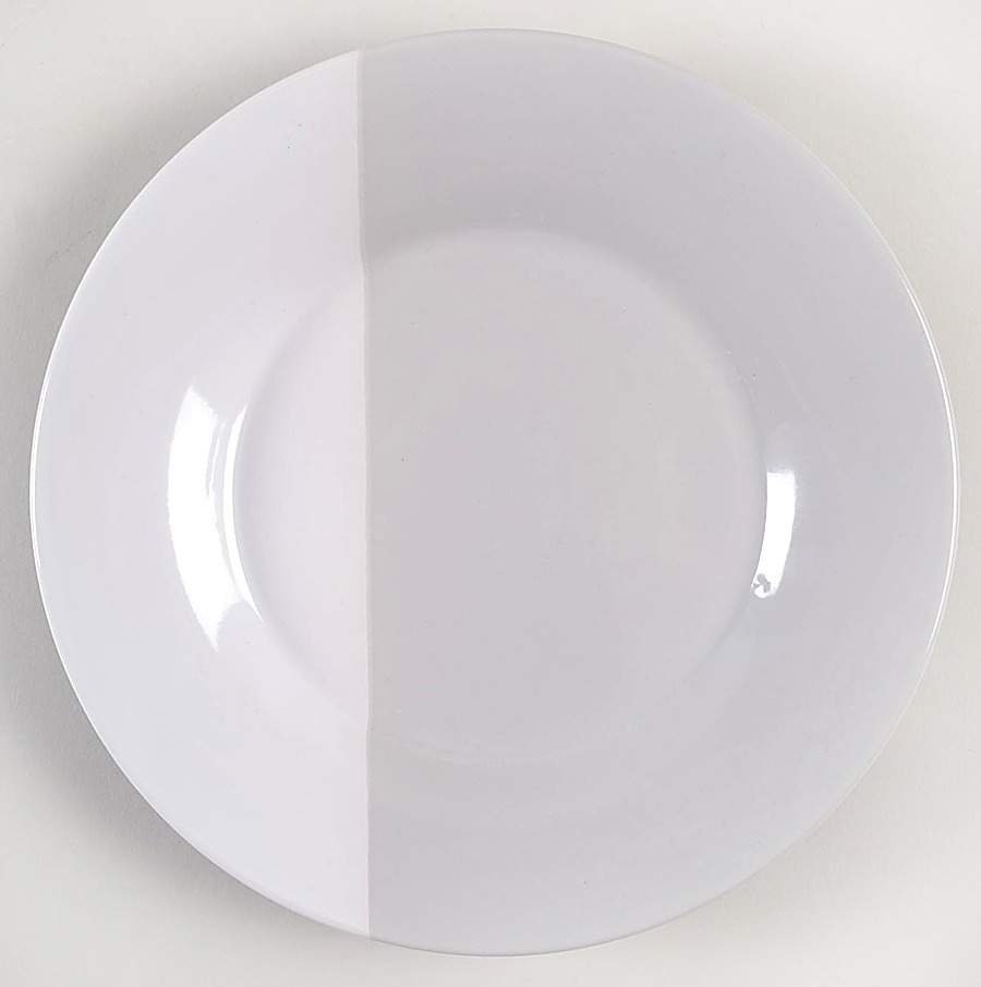 Color Dipped Grey Salad Plate by Better Homes and Gardens-1