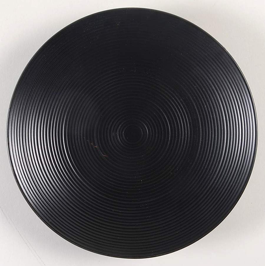 Matte Swirl Black Salad Plate by Better Homes and Gardens-1