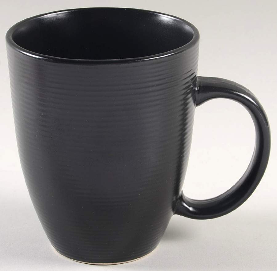 Matte Swirl Black Mug by Better Homes and Gardens-1