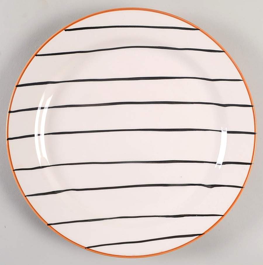 Sabin Striped Dinner Plate by Better Homes and Gardens-1