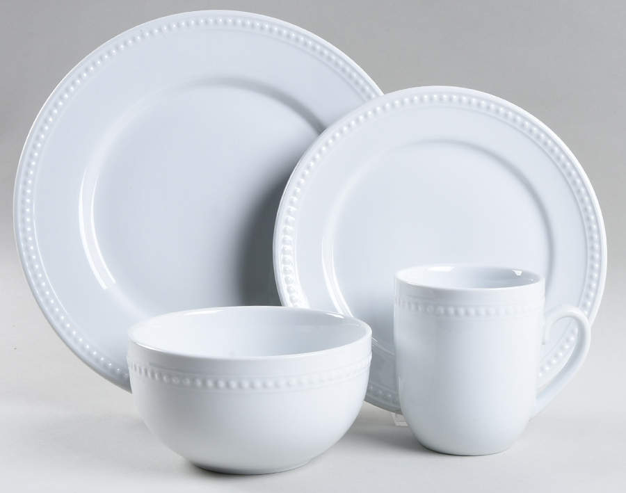 Sophia Beaded 4 Piece Place Setting by Better Homes and Gardens-1
