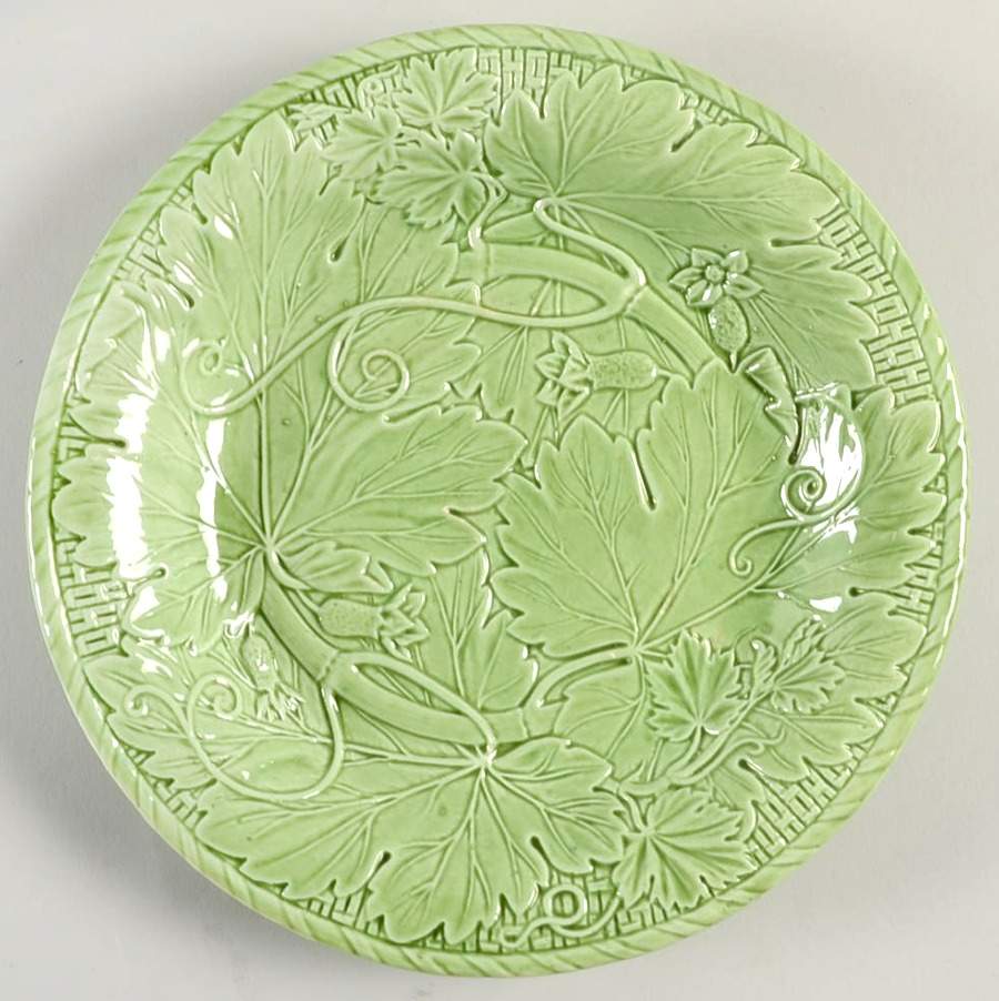 Vine Light Green Salad Plate by Bordallo Pinheiro-1