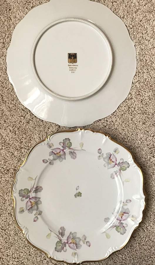Normandy Salad Plate by Black Castle-1