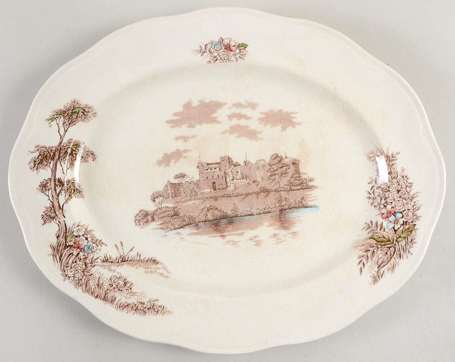 BRA40 16" Oval Serving Platter by British Anchor-1